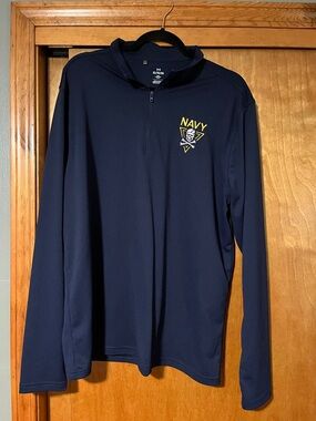 Navy Naval Academy 1/4 zip XL
